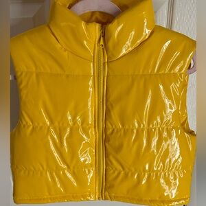 yellow women’s vest